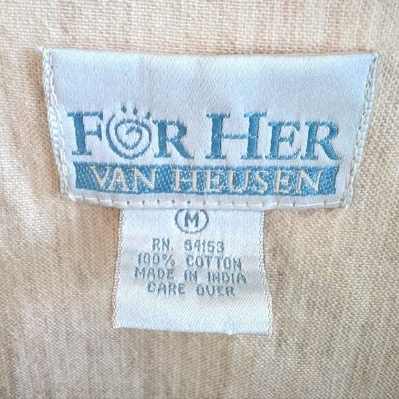 Van Heusen Cottagecore Women's Lattice Vest Cream Medium - Picture 4 of 11